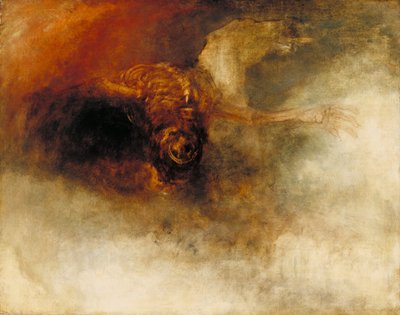 Morte em um cavalo amarelo de Joseph Mallord William Turner